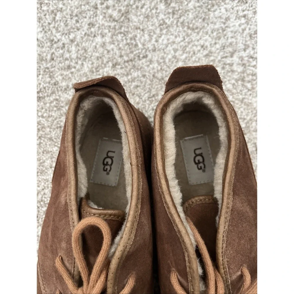UGG Maksim Tamarind Chukka Low Boots 1016680 Mens Size 9 Brown Suede